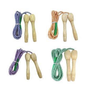 Ergonomic Adjustable Wooden Skipping Rope