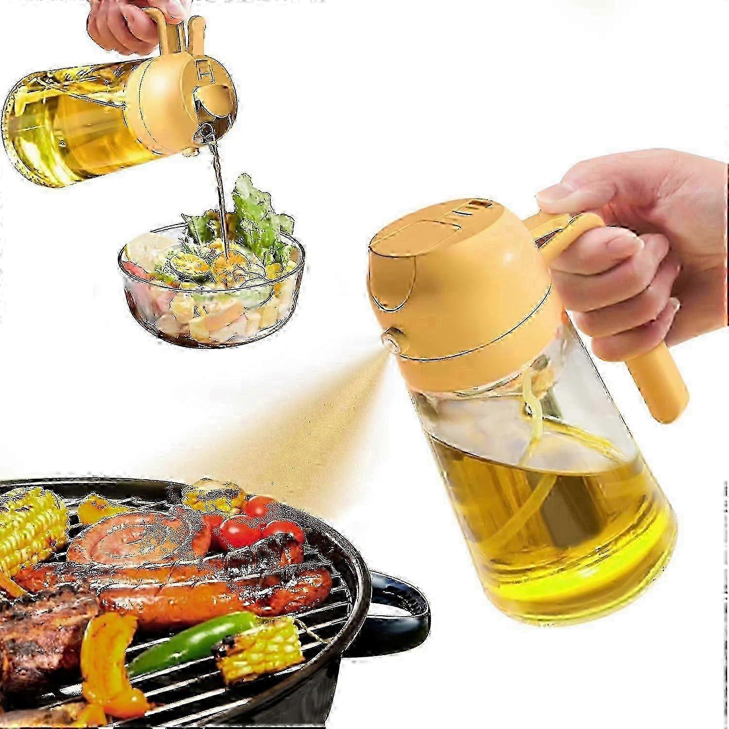 Glass Oil Sprayer Refillable Lockable