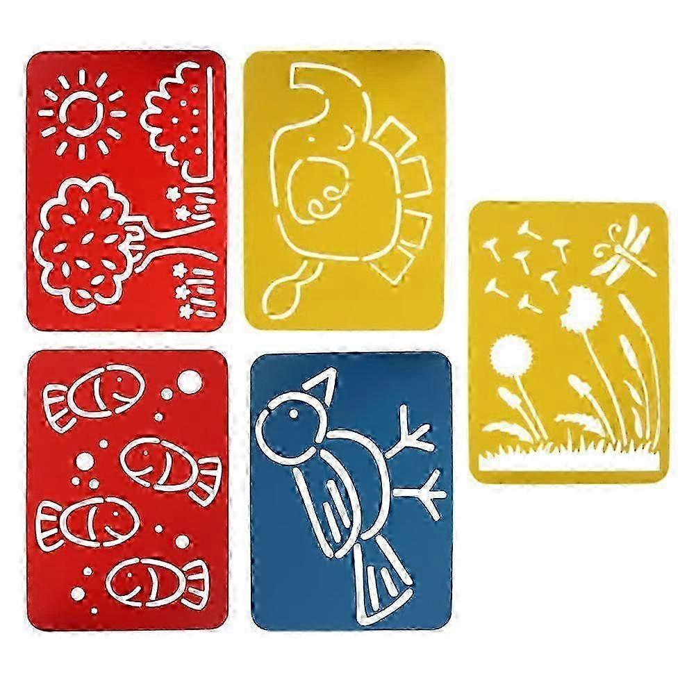 Large Kids Craft Stencils 5-Pc Set