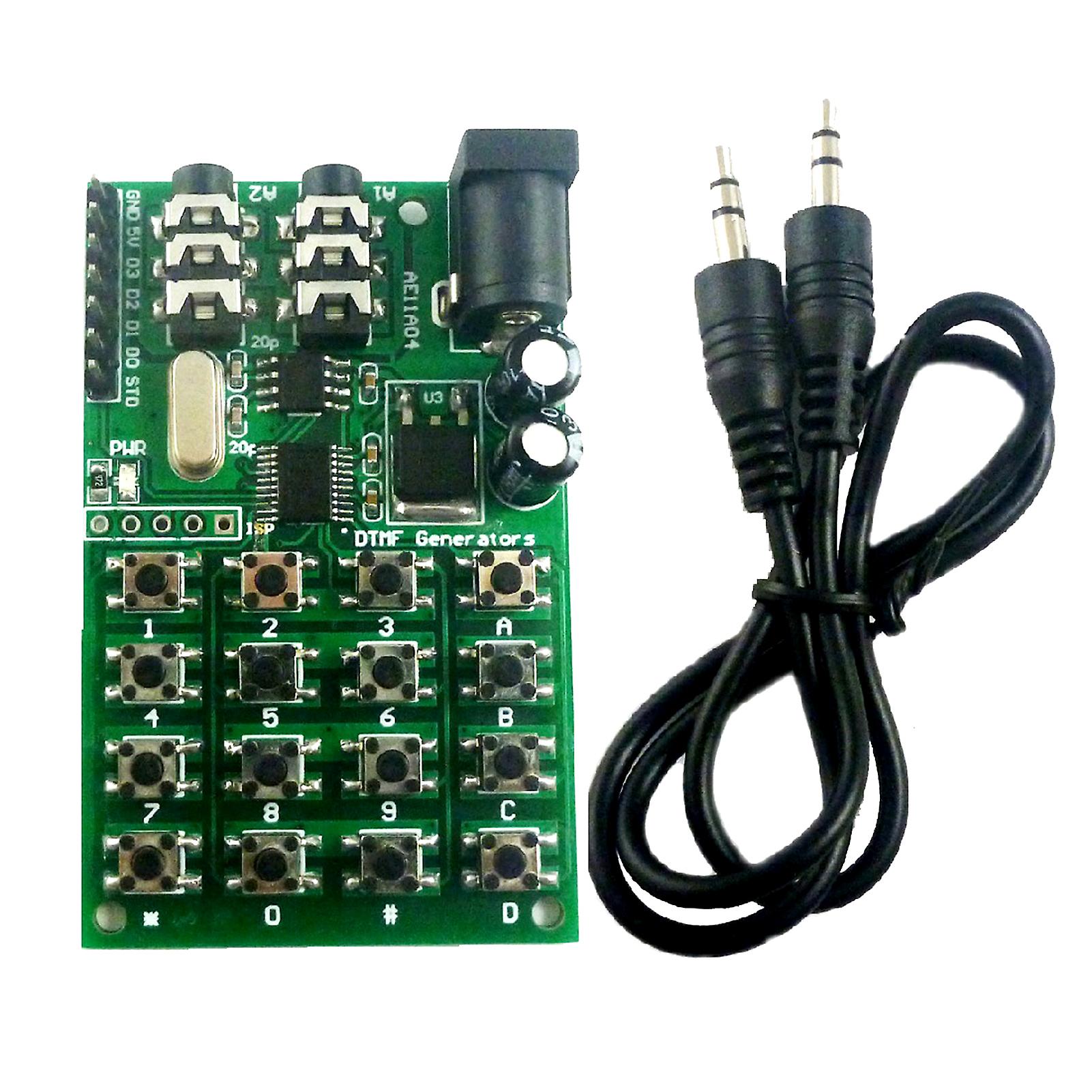 Dtmf Module 5-24vdc Audio Generator Module Voice Dual Encoder