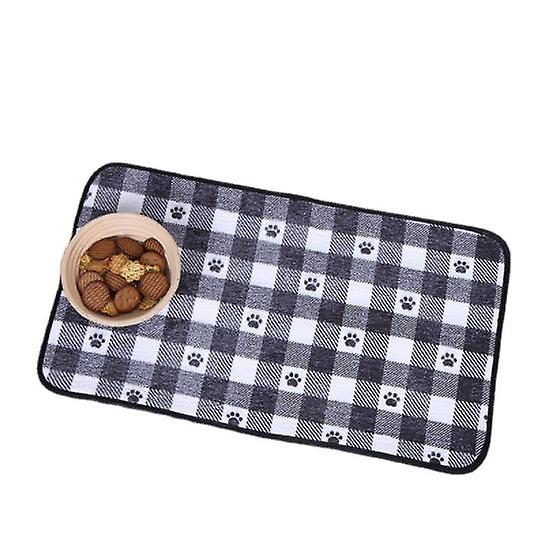 (gray 3045cm)retro Style Pet Placemat