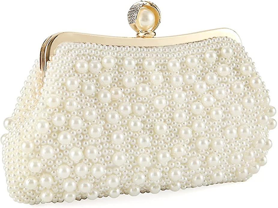 Pochette da sera da donna, pochette di perle
