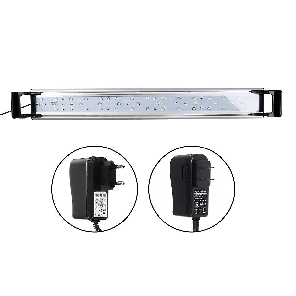 16W 60cm Led Aquarium Fish Tank Light With Timer - Submersible Plant Grow Lamp