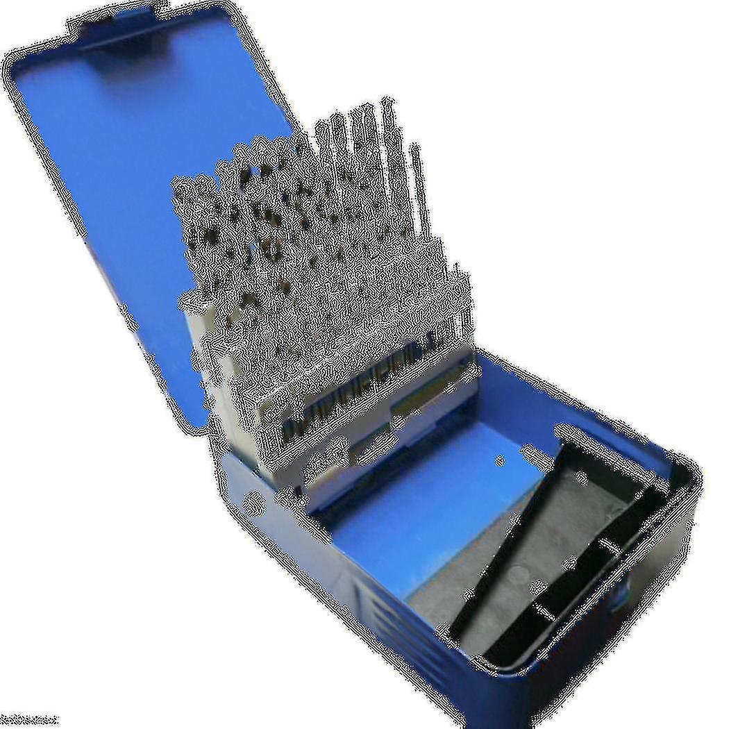51pc Engineering Drill Bit Set Hss 1 - 6mm In 0.1mm Increments