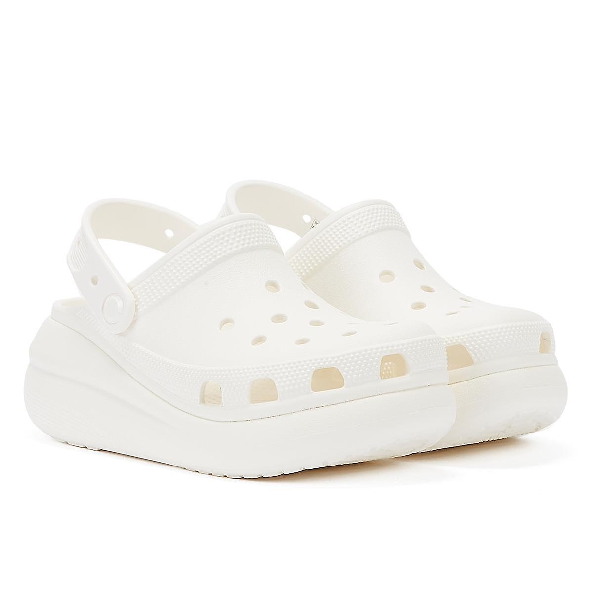 Crocs Classic Crush Clog Women's White Sandals