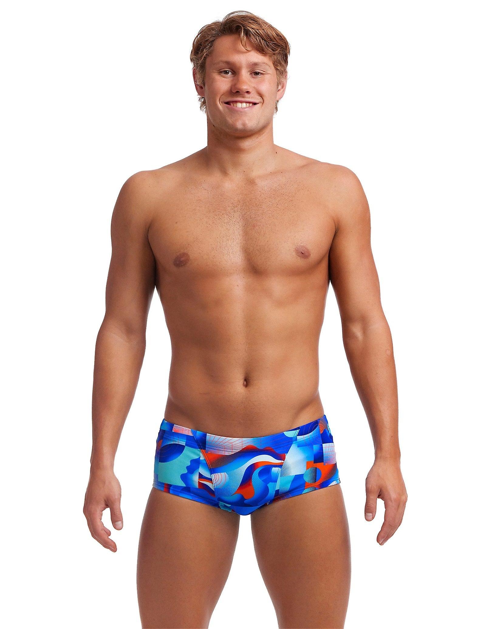Funky Trunks Battle Blue Maillot de bain classique