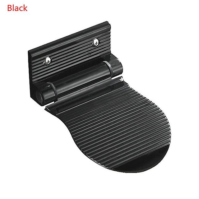 Duschhocker Schwarz/Silber Aluminiumlegierung Wandmontierte Fußstütze Stufe Anti-Rutsch Fußstütze Badezimmerstütze Sockel Fußhocker