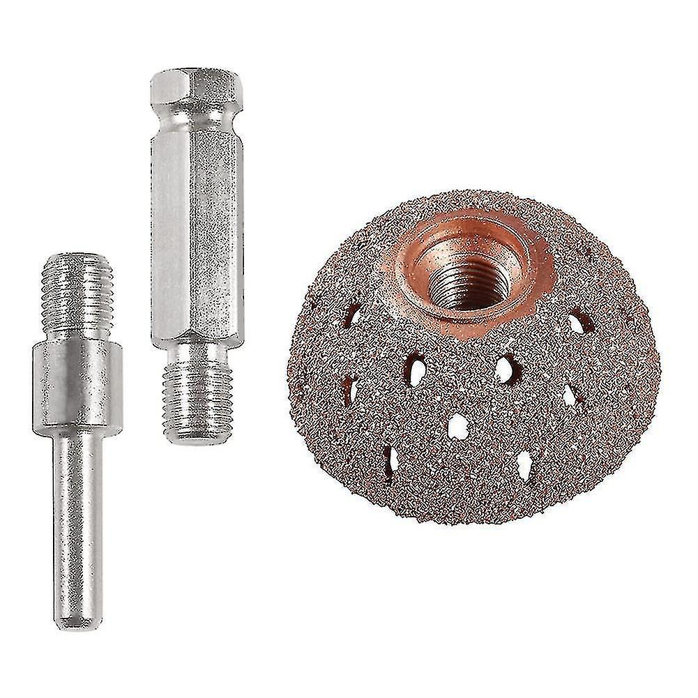 38mm Tire Buffer Wheel Bowl Type Grinding Head Tungsten Steel Tire Repair Tool With 2 Pcs Linking R