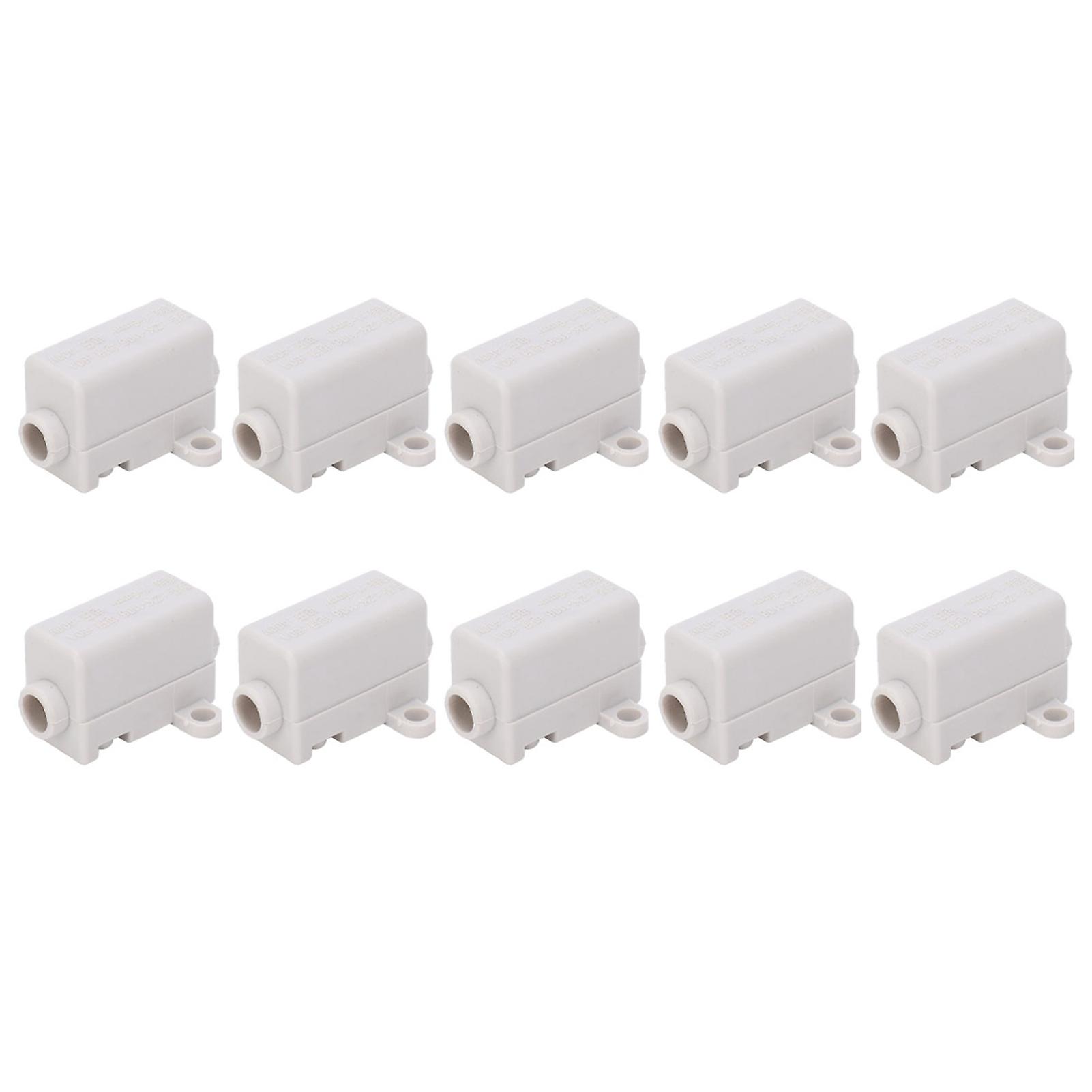 10Pcs Inline Junction Connector Box TType Cable Wire Electrical Joiner ZK-1106 400V 60A