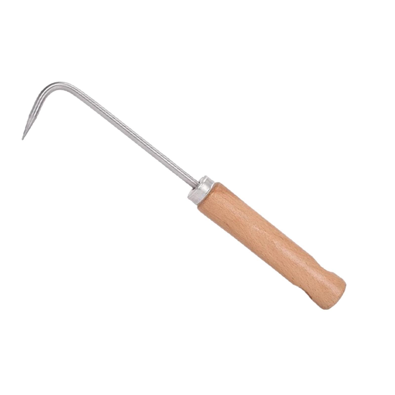 Handle Weed Puller Weeder with Handle for Soil Loosening Tilling black