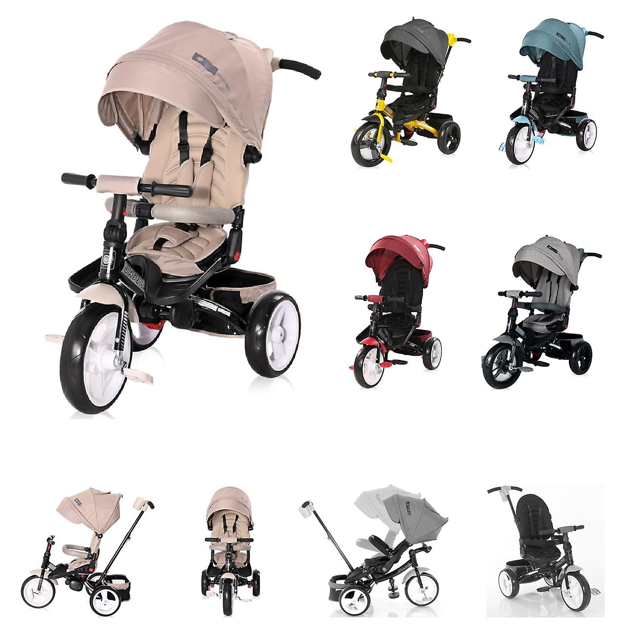 Lorelli Tricycle Jaguar 4 i 1 glide stang sæde Roterbart, justerbar, folde tag