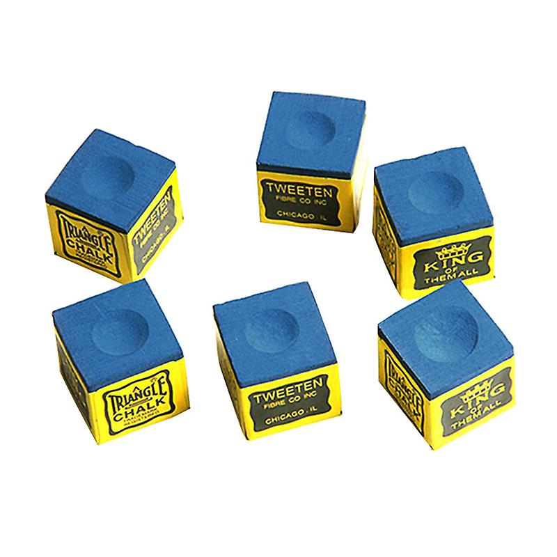 6Pcs Snooker Pool Oily Dry Chalk Billiard Pool Table no-slip Chalk Indoor Sport Accessories New