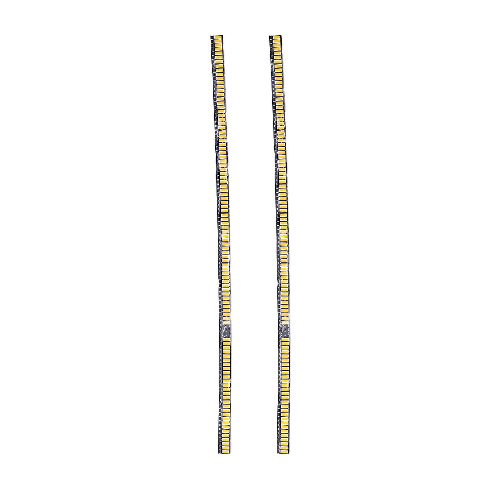 LED Chip, 200Pcs LED Chip 7030 6V Warm White 2800‑3200K 6.0mm LED Diode Light Chip for Home Ceiling