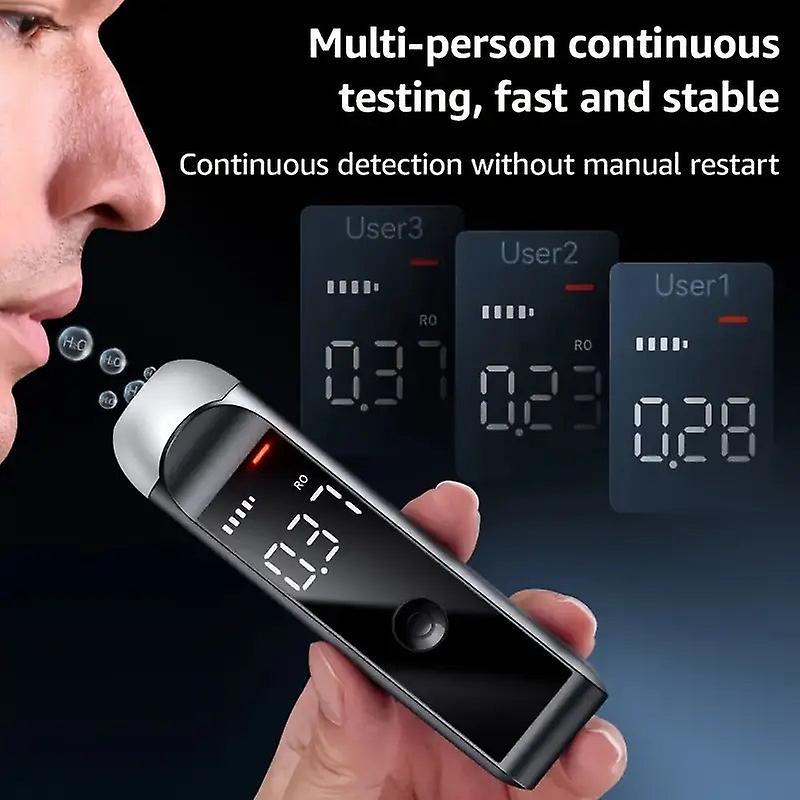Automatic Alcohol Tester Professional Breath Alcohol Tools Alcohol Tester Test Rechargeable Breathalyzer