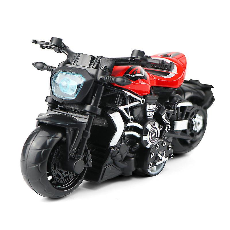 Car Model Toy Gift For Kids Cool Stylish Alloy Simulation Motorcycle Warrior Cake Baking Ornament