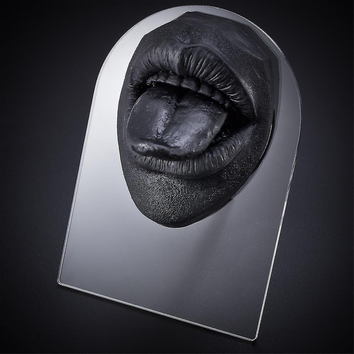 Soft Silicone Tongue & Mouth Model for Pie Simulation