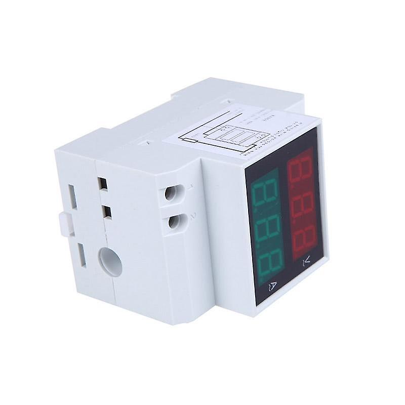Buy D69-2042 Digital Ac Voltmeter Ammeter 300V 100A Blue Lcd Dual Panel
