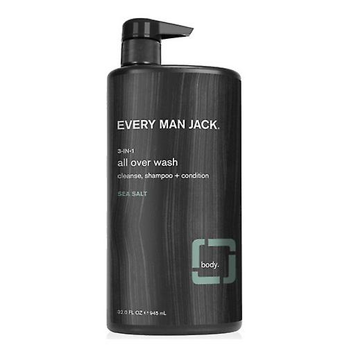 3-in-1 All Over Wash Sea Salt, 945 Ml by Every Man Jack