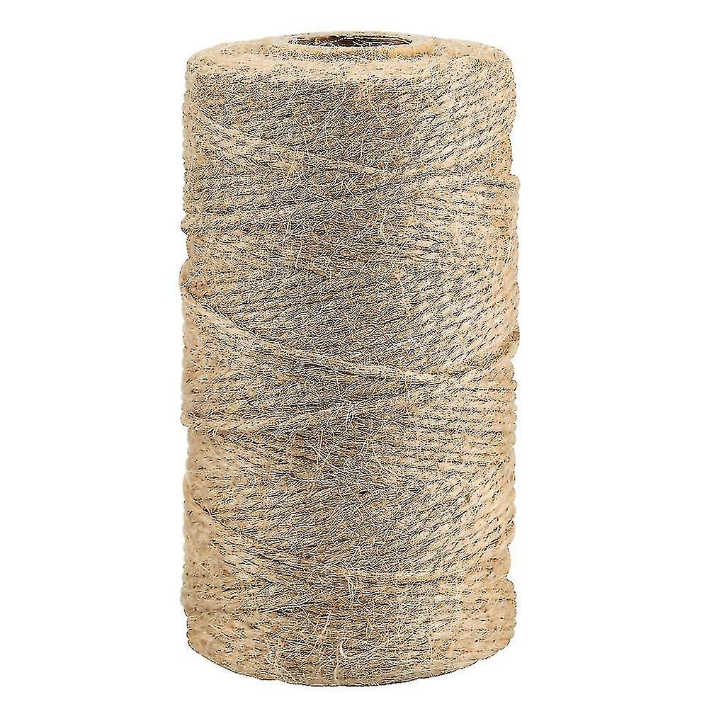 100-200m Natural Jute Twine String 2 Ply Packing Bakers Twine Art And Crafts Linen String Handicrafts Cord