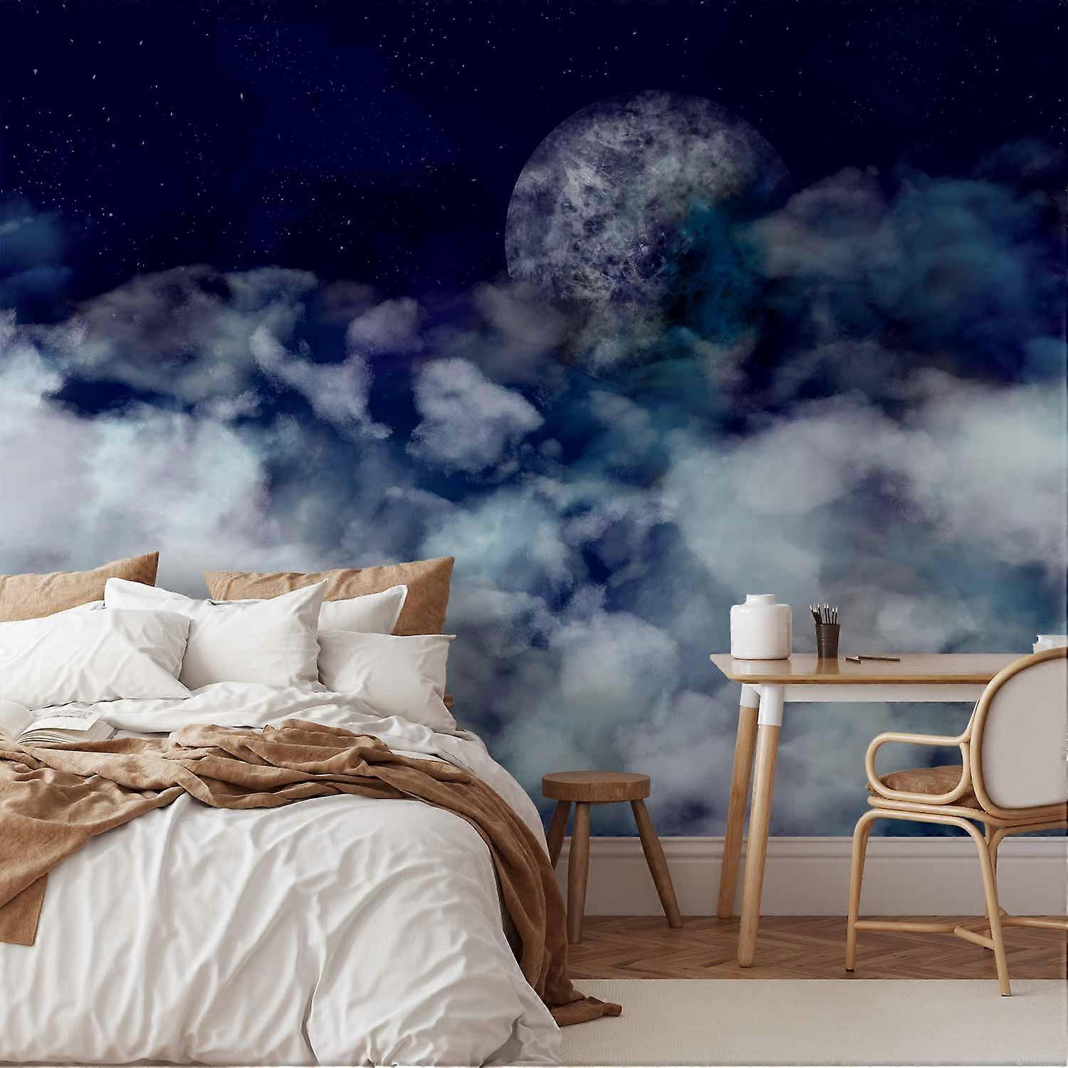 Self-adhesive Wall Mural - Journey to the Moon