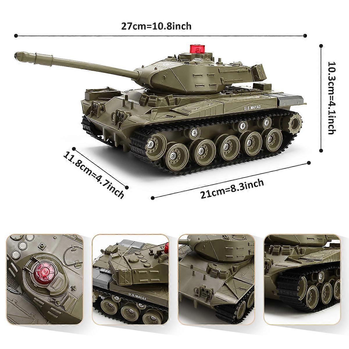 RC Tank Model Q85, 2.4G Remote Control Programmable Crawler Tank, Sound ...