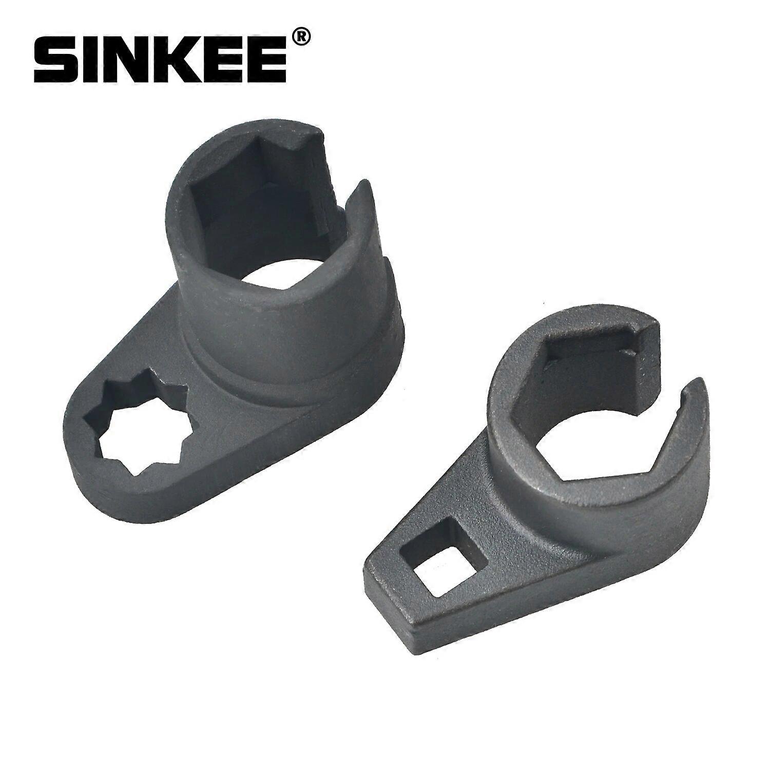 3/8" Square Driven by 7/8 Inch Oxygen Sensor Wrench Tool 22mm 1/2" Dr O2 Offset Sensor Socket Flare Nut Vacuum Switch Tools No.40440