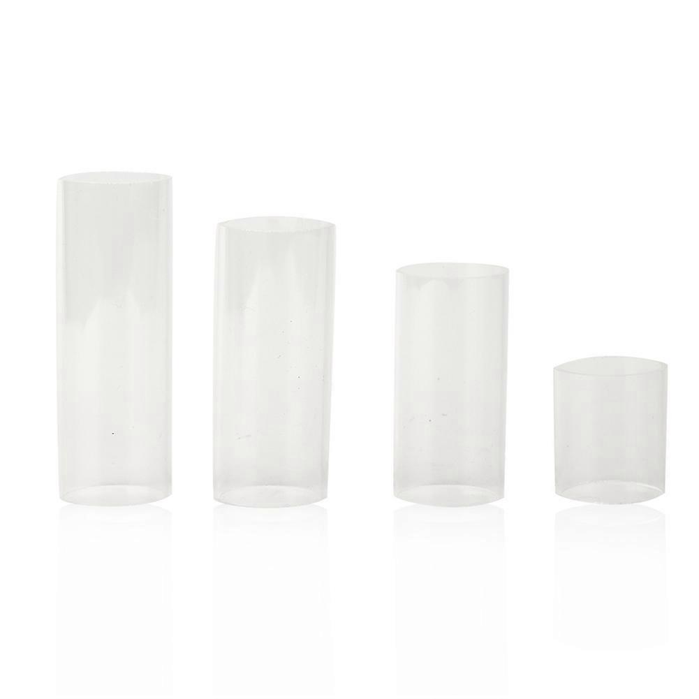 Guitar Slide Transparent Glass Bass Durable String Slides Cylinder Bright Tone Barset