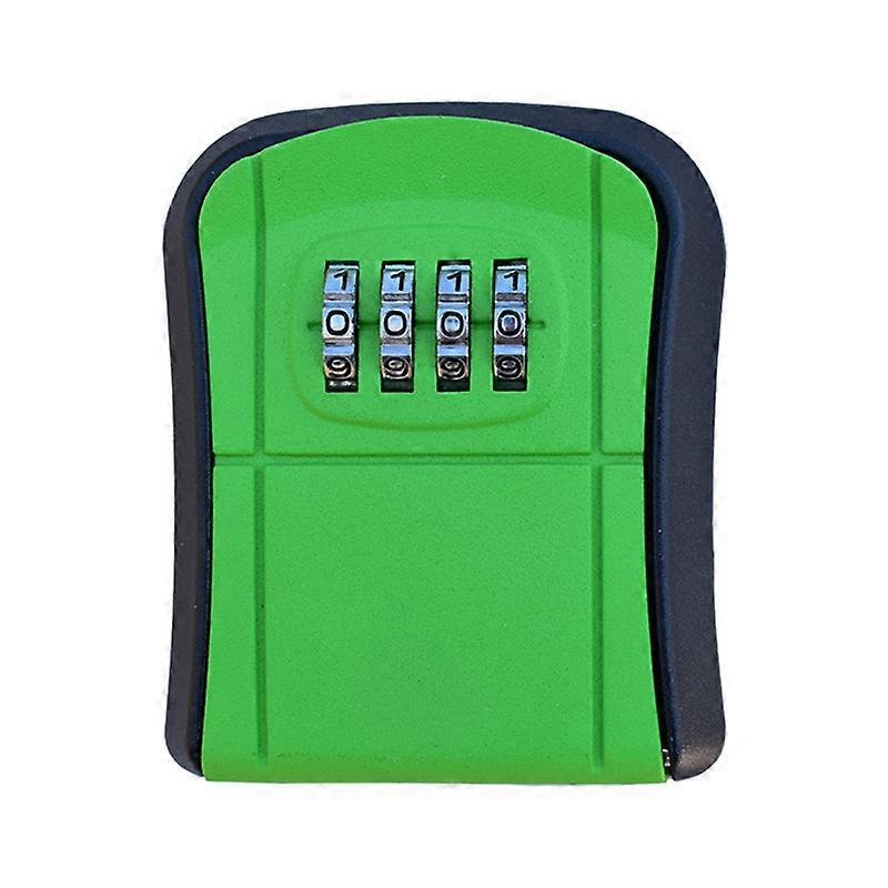 Key Box Wall Mounted Mini Key Safe Outdoor Key Box With Resettable 4-digit