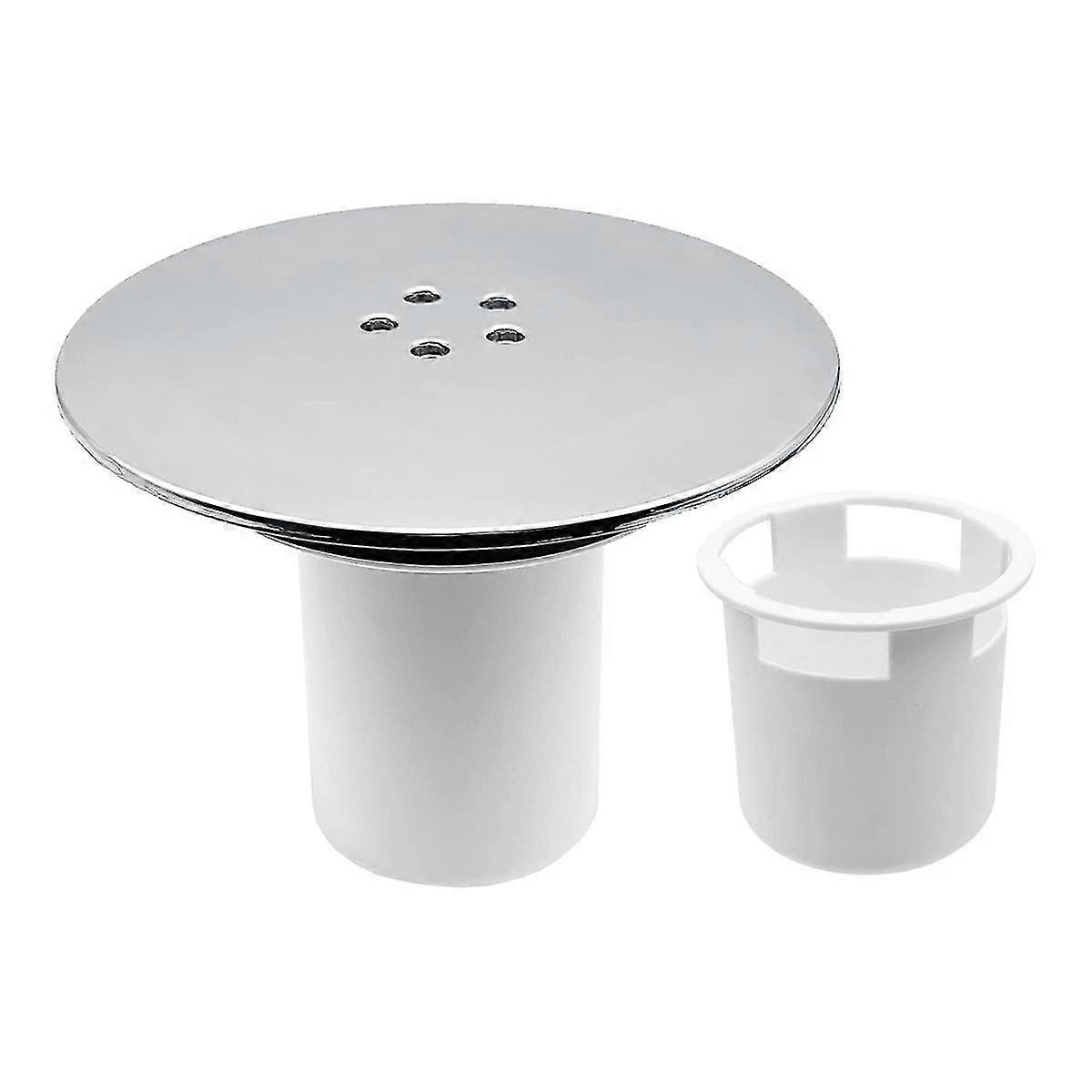 シャワートラップカバー、シャワープラグ穴カバー90mm/115mmプラグ排水交換穴クロームメッキ仕上げ