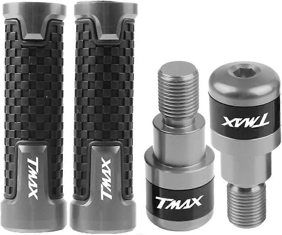 Motorcycle Handlebar Grips Motorcycle CNC Accessories Handlebar Handle Grips Cap for YAMAHA TMAX 500 2008 2009 2010 2011 2012 2013 2014 2015 2016