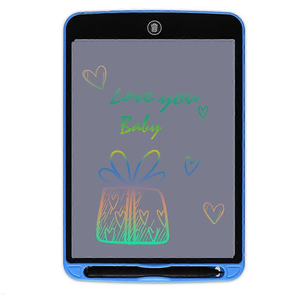 12 Inch LCD Writing Pad Erasable Reusable Electronic Writing Drawing Doodle Board with Stylus for Kids Adults Blue
