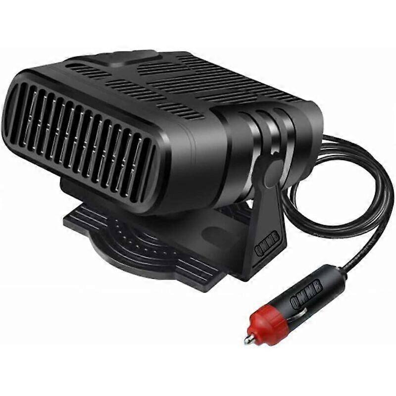 12V 120W Portable Car Heater Fast Heating Car Defogger Plug-in Cigarette Lighter Defroster 360 Degree Rotation Heat Dissipation
