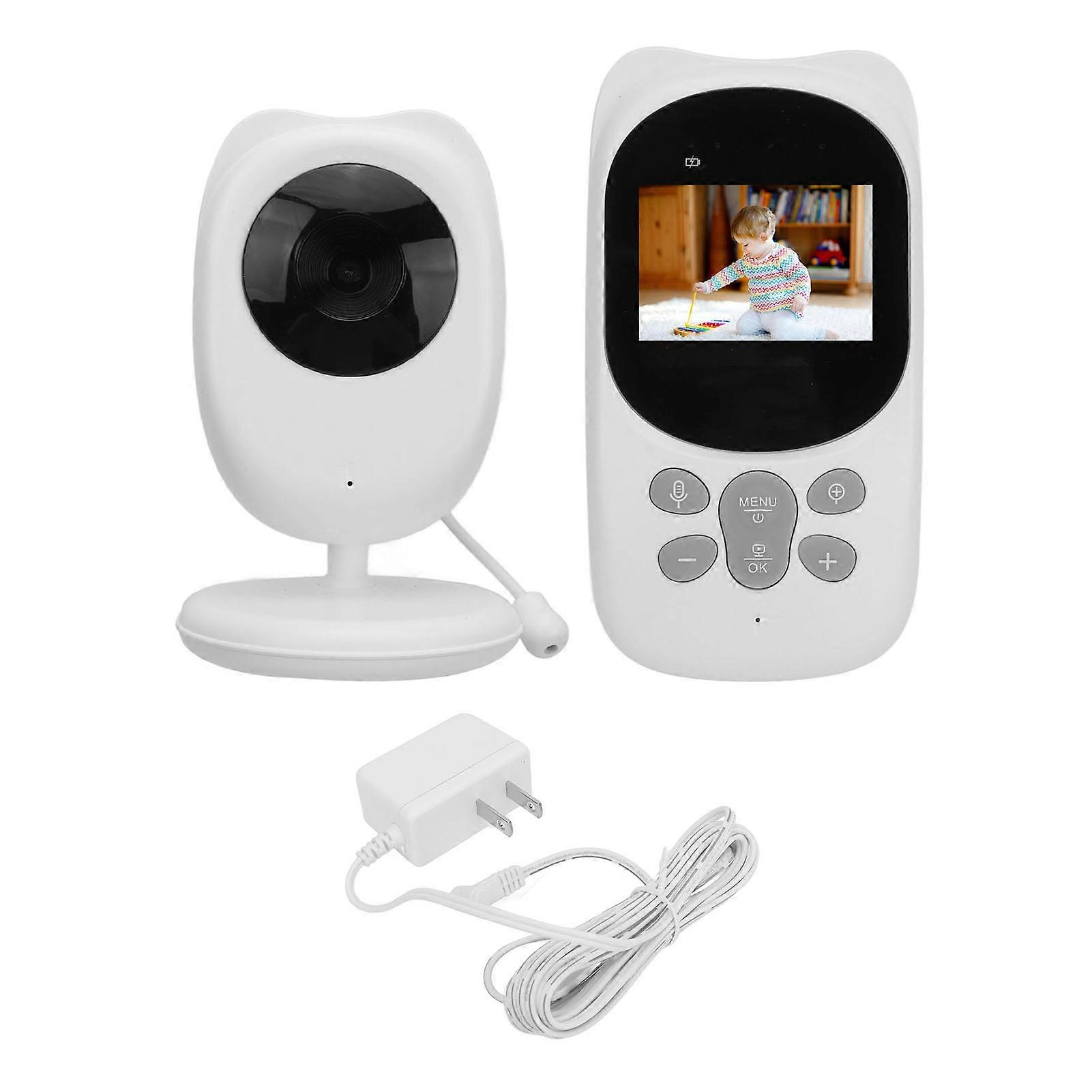 Wireless Baby Monitor 2.4inch Screen Real Time Room Temperature Detection Baby Security Monitor 110v Us Plug