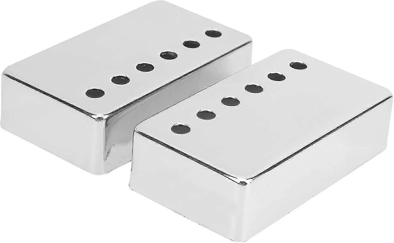 2st elgitarr pickup skal, nickel pickup shell gitarr pickup lock 50mm och 52mm