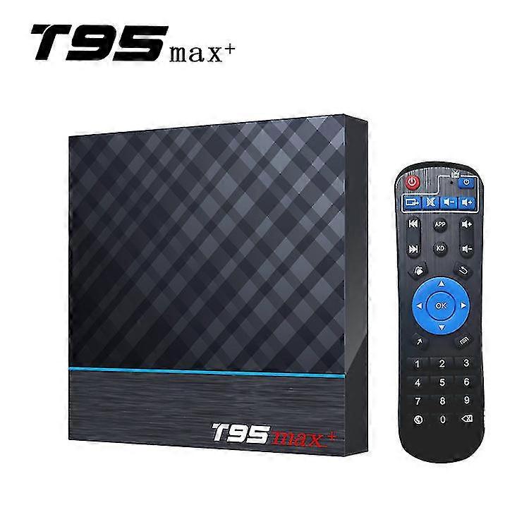 T95max+ Set-Top Box, 8k Hd Player, Android Box, Dual-Band Wifi, Tvbox, Bluetooth, 4gb+64gb