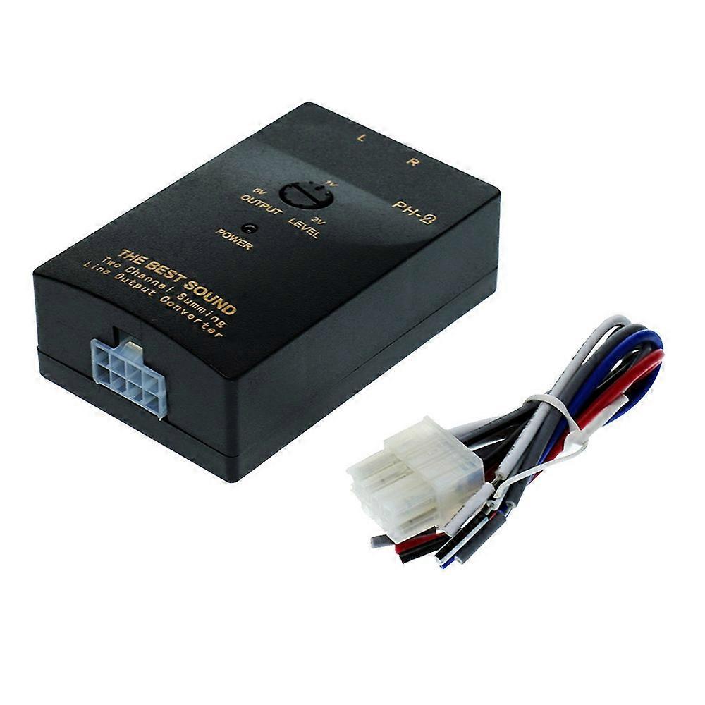 Car Audio Speaker High to Low Level Output Converter Adapter Radio Cable