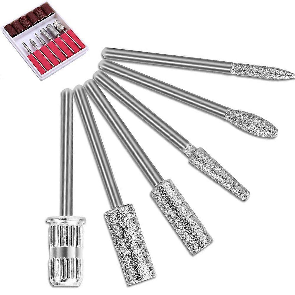 Nail Art Drill Bits and Sanding Bands Sets, Electric Nail Drill Machine Replacem