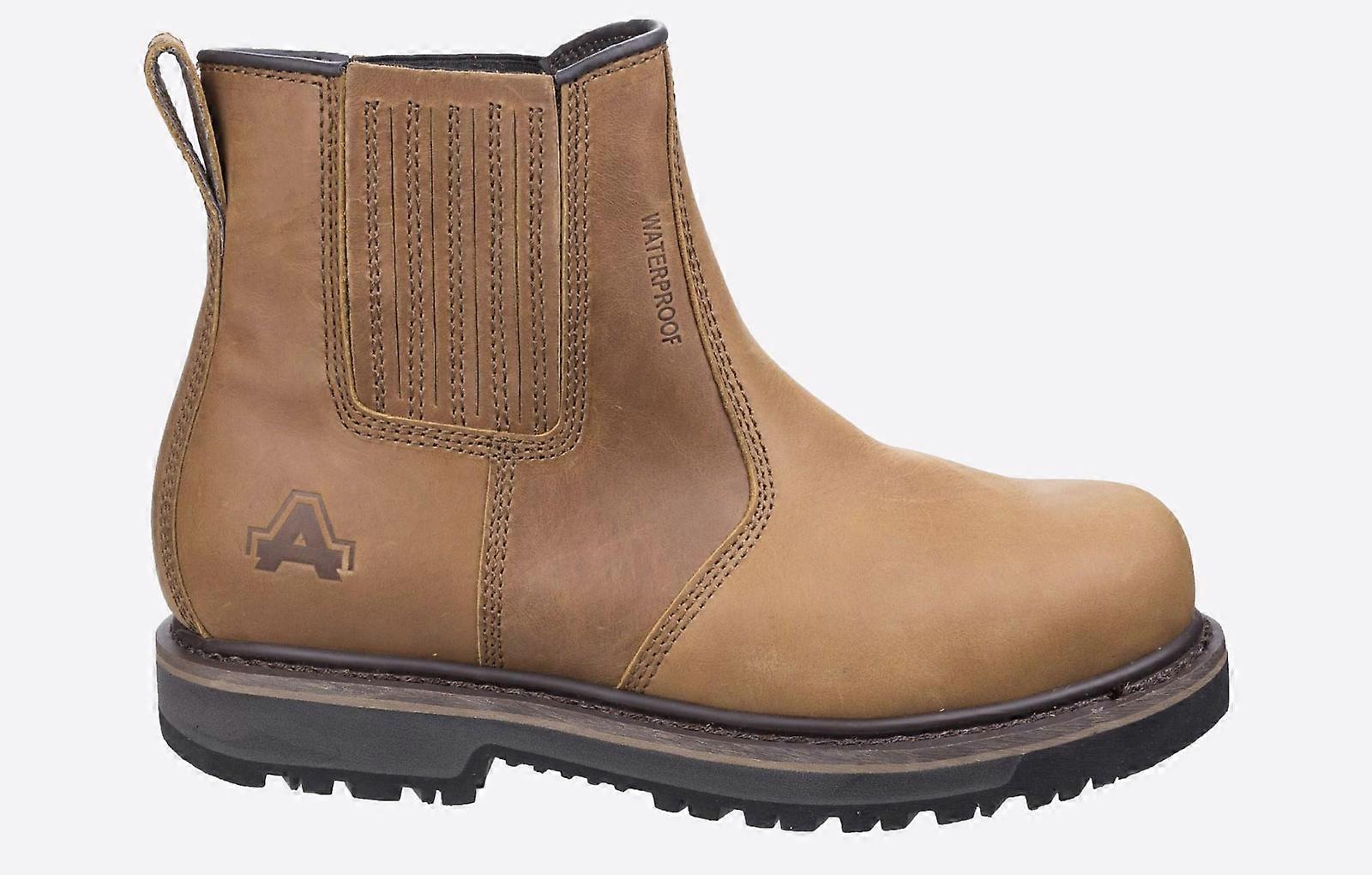 Amblers AS232 Leather Safety Boots Tan