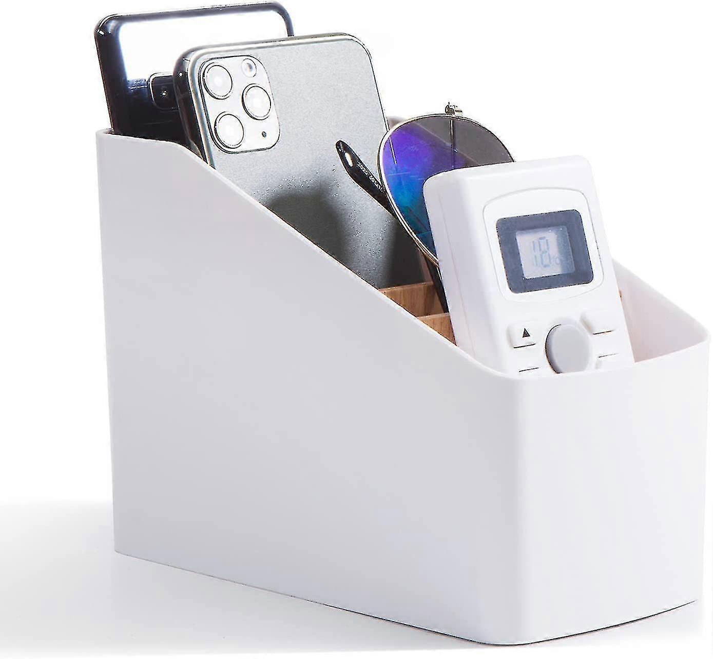 Detachable Bamboo Storage Box, Office Stationery Wooden Storage Box, Storage Box-4 Compartments