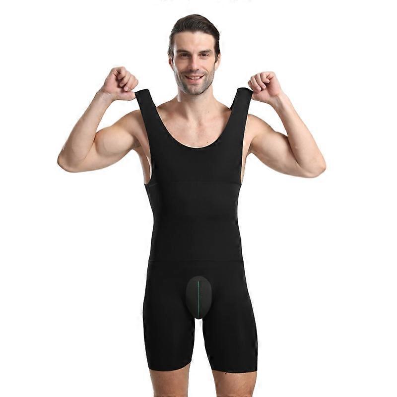 Body Sculpting Men's Underwear Shapewear Jumpsuit Corsets Shapewear Bodysuit For Men