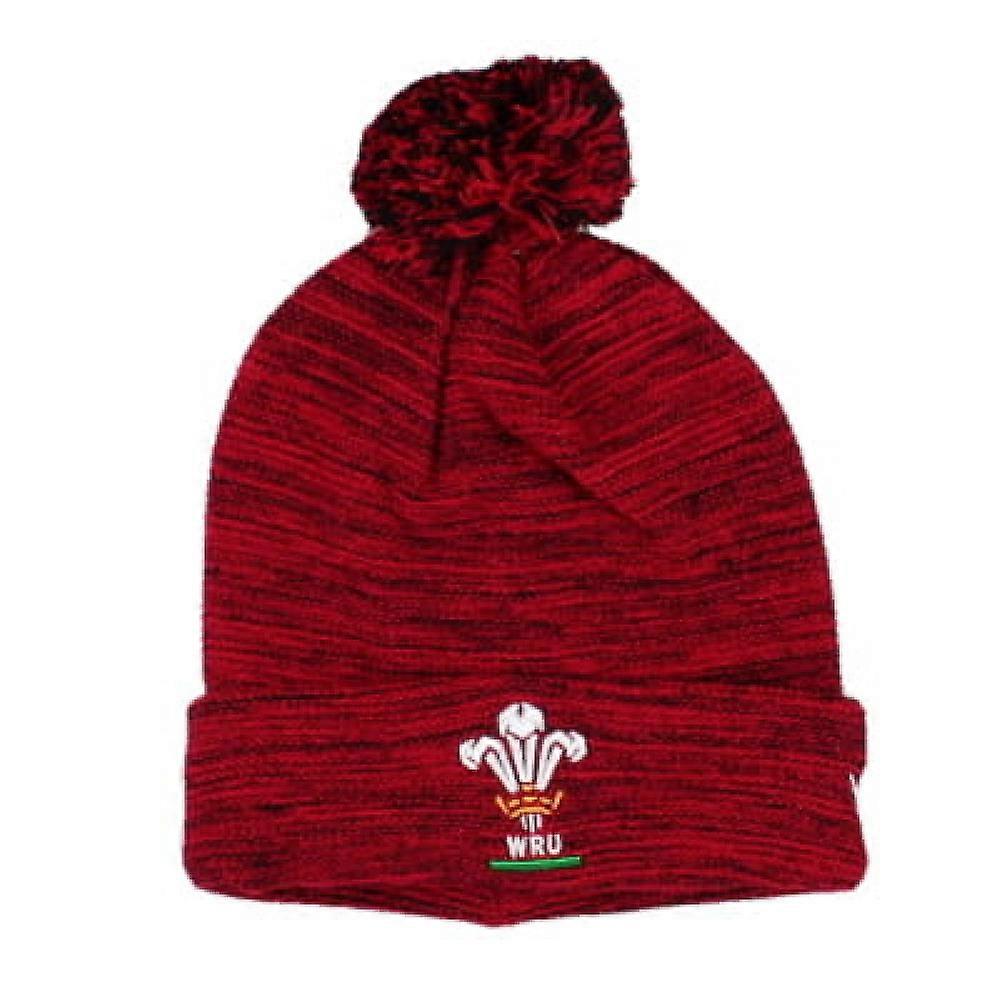 2024-2025 Wales Rugby WRU Pom Pom Beanie (Red)