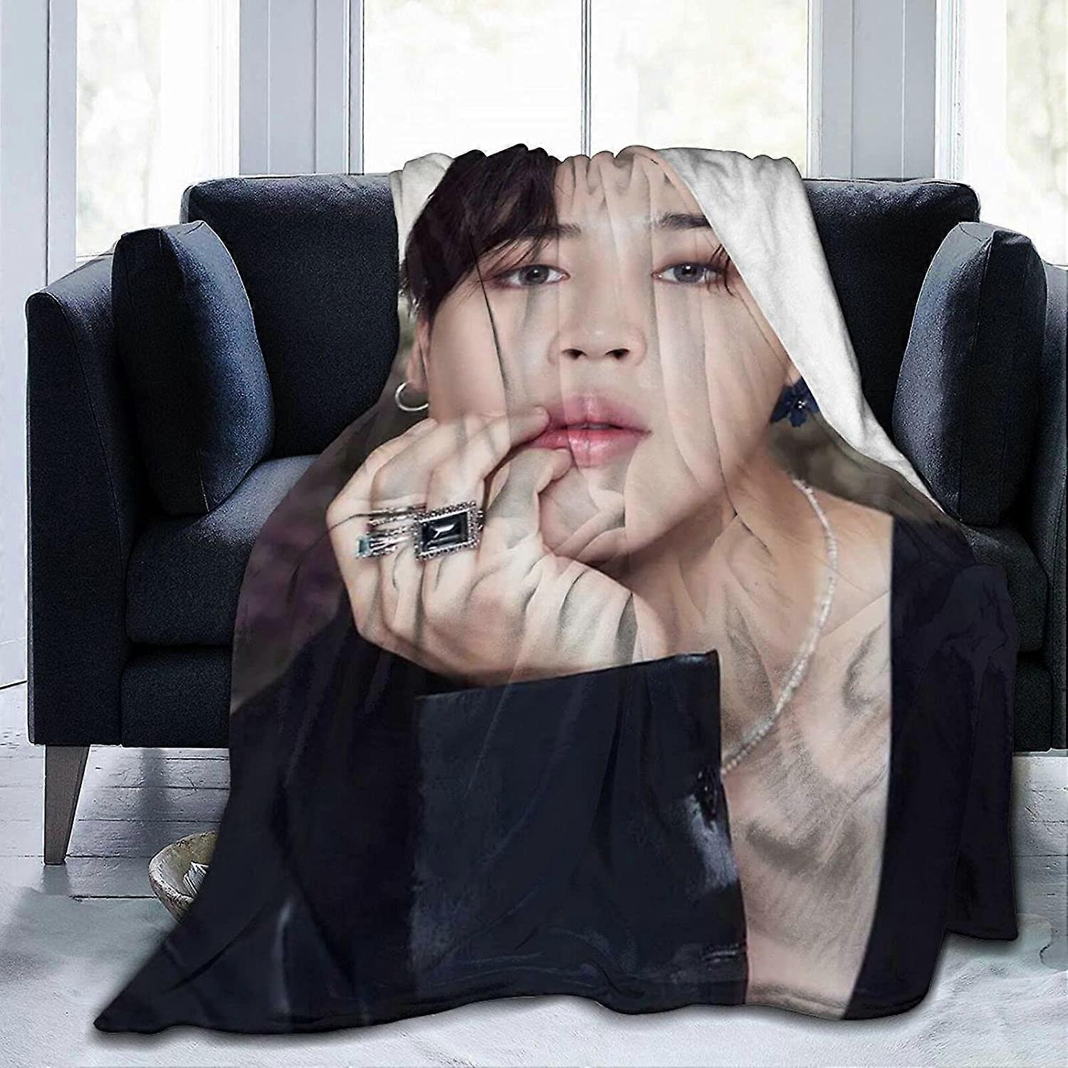 Bts Jimin Blanket Home Dorm Blanket Lightweight Warm Cozy Throw Blanket-Y338-SYS22416