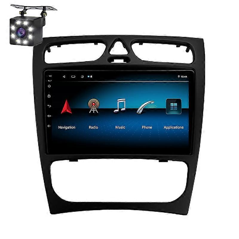 Car Radio Android 14 For Mercedes Benz C Class S203 CL203 2000-2004 Auto Multimedia Player