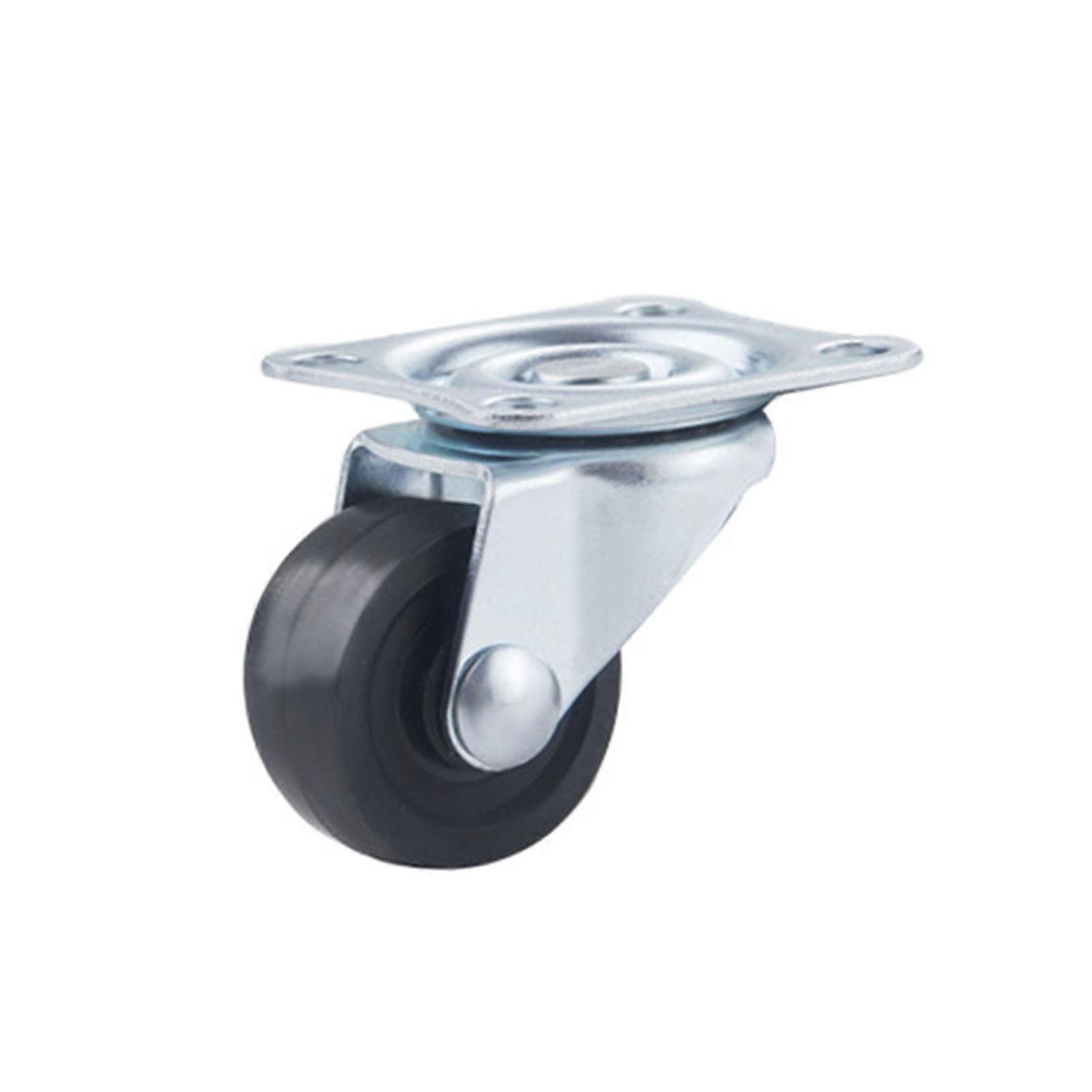 Small Caster Wheels for Furniture Low Noise Wear-resistant Caster Wheel for Multi-Layer Storage Locker