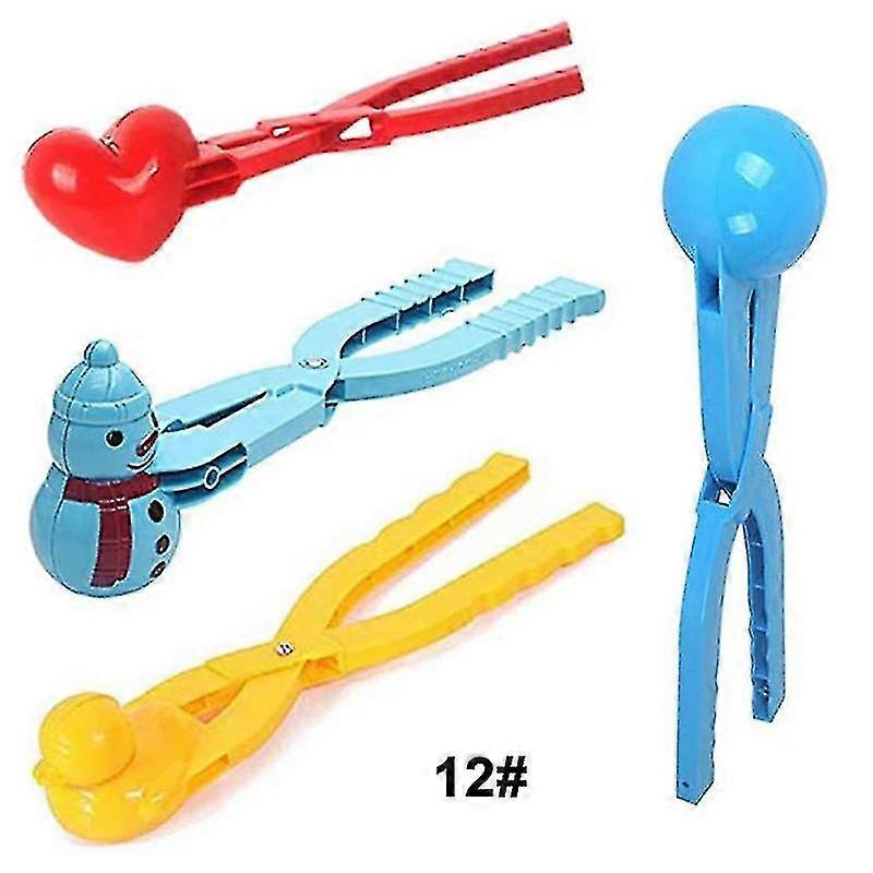 1/2/3/4 Zabaľte výrobcu snehových gúľ s loptovými súbojmi vonku Hračky na hranie vonku /srdce/lopta v tvare novinky