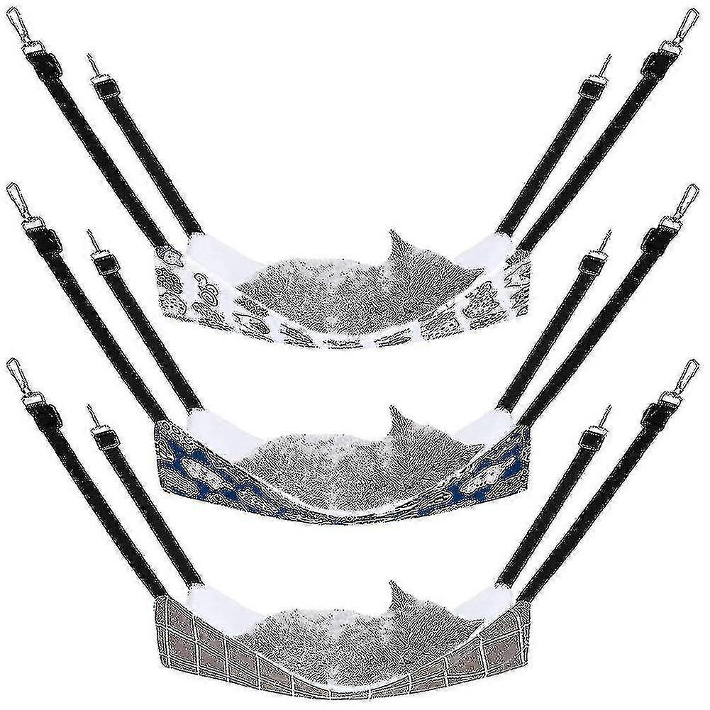 Reversible Cat Hanging Hammock With Adjustable Straps And Hooks L