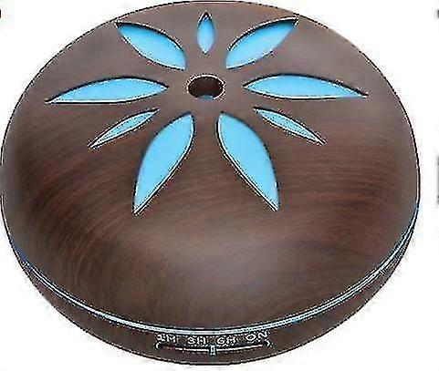 Remote Control Aroma Diffuser With 7 Color Changing Ultrasonic Humidifiers(Deep Wood)