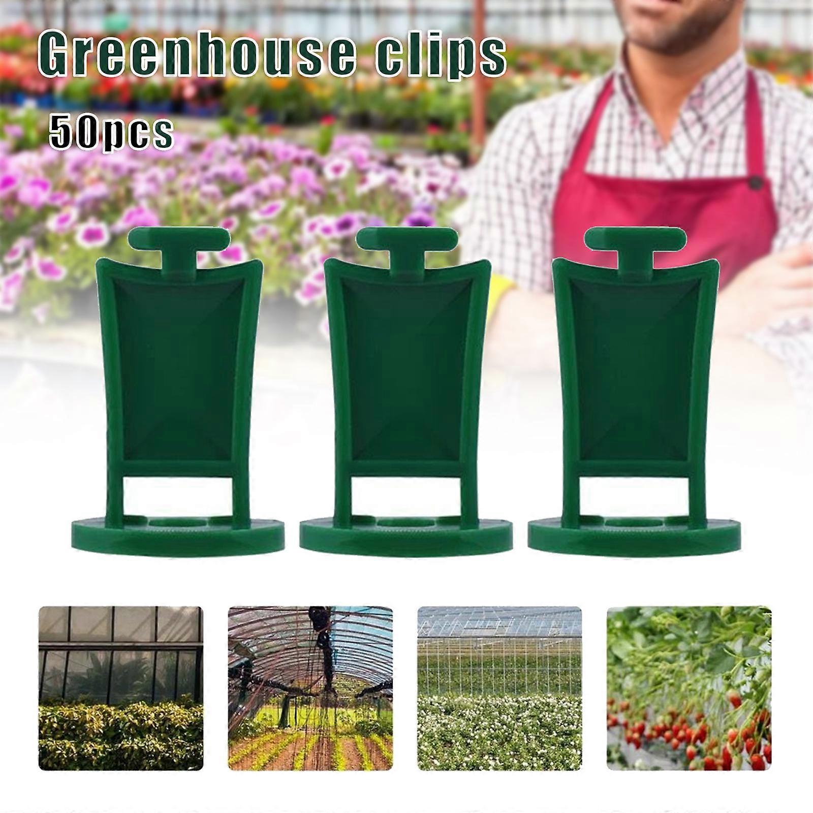 Greenhouse I-Shaped Fixing Clip Hook Multifunctional Reusable Plant Flower Hanger for Garden Courtyard New