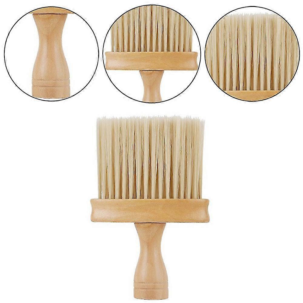 クリーニングブラシダスティング木製ハンドルソフトブラシ車内装ヘアサロン用