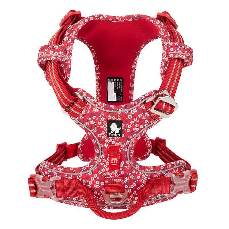Front Nylon Dog Harness No Pull Soft Adjustable Safety Harness Reflective for Dog Small Medium Large Running Training